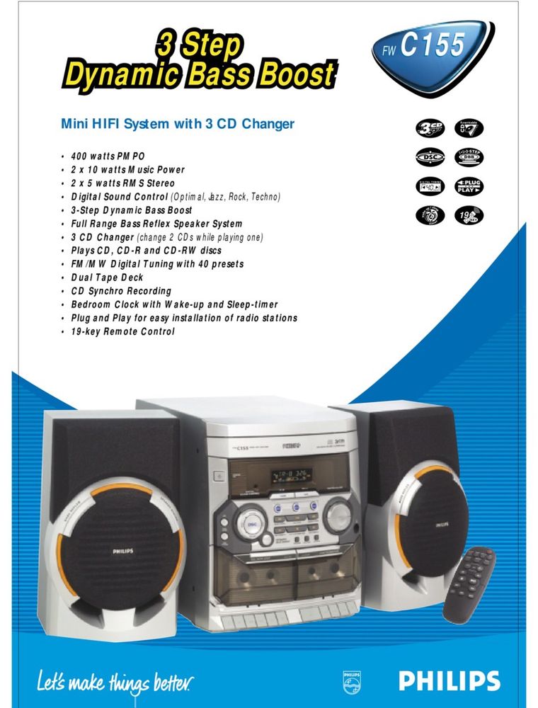 Mini HiFi sistem Philips