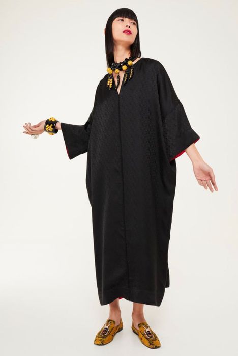 Caftan negru iris apfel x hm  s si M