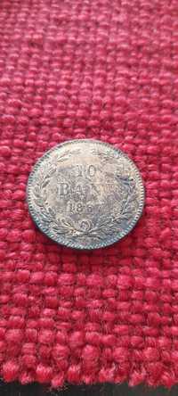 Moneda 10 bani 1867