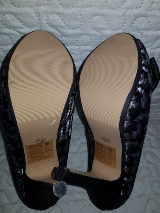 Pantofi dama Solo Donna mas 36 platforme papuci sandale toc elegante