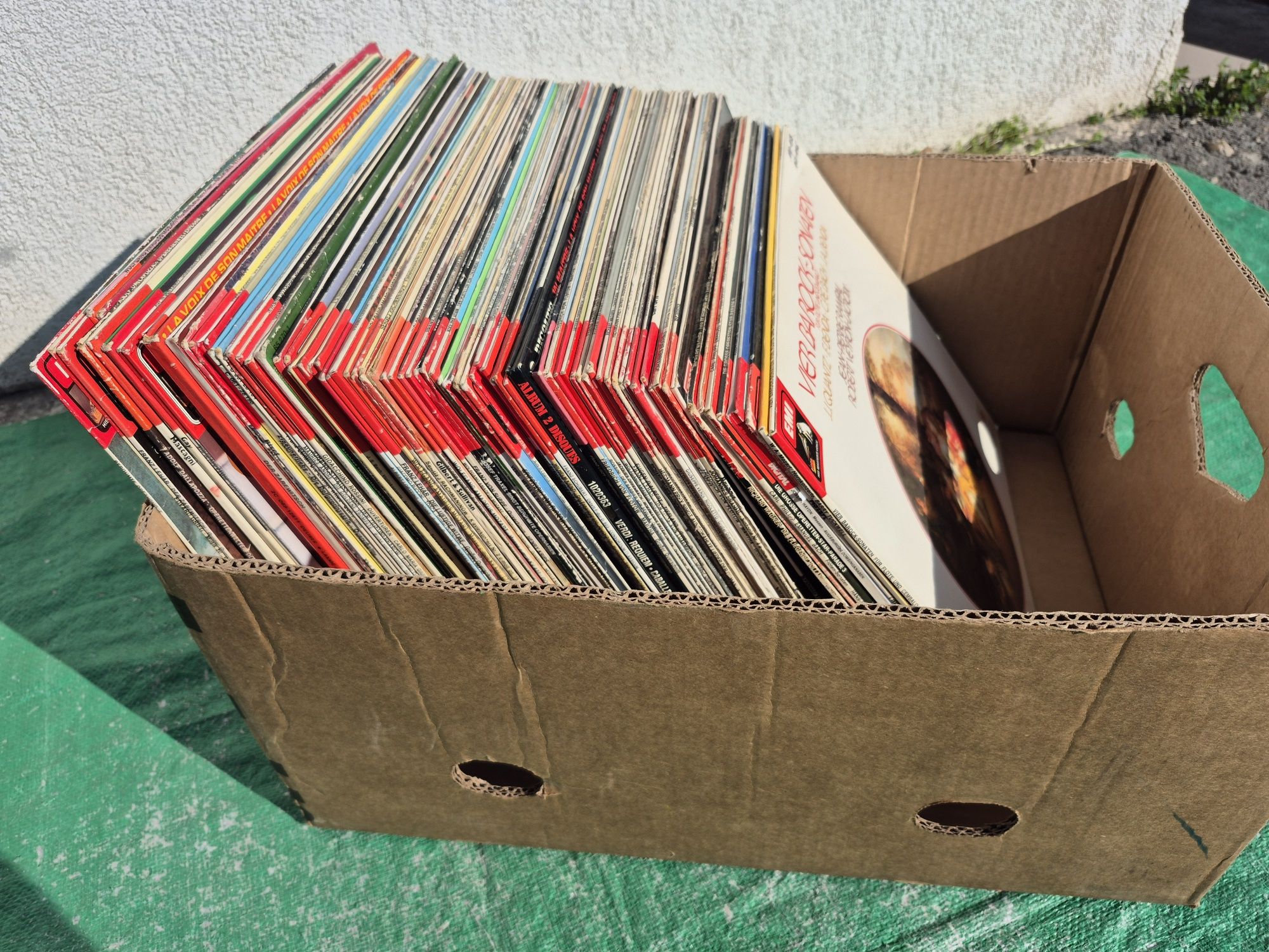 Vând 100lp Discuri Vinil colectia EMI HIS MASTERS VOICE muzică clasică