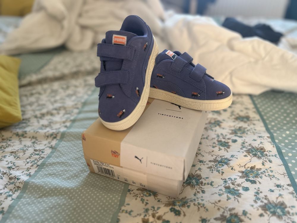 Adidasi usori Puma suede tiny v inf