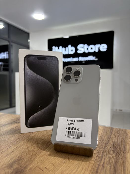 iPhone 15 Pro Max • 512GB • 87%