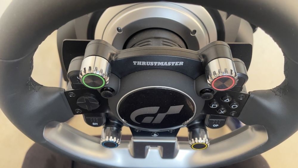 Volan thrustmaster tg 2 + schimbator tg8a plus frana de mana