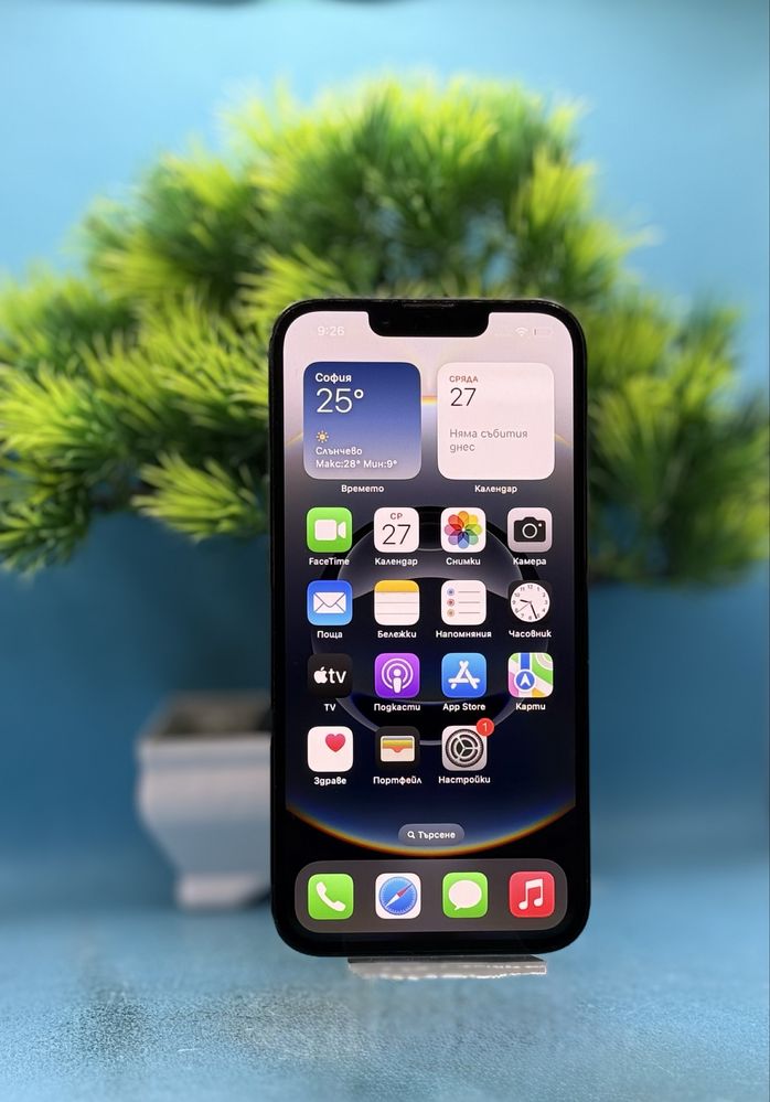 ГАРАНЦИОНЕН!!! Apple iPhone 16e, 128GB, 5G, Black