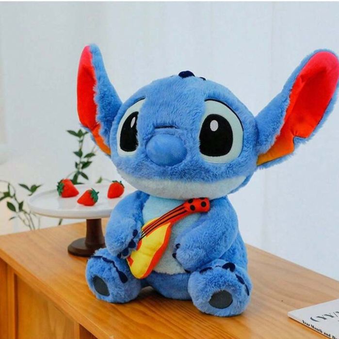 Голям плюшен Стич, 50см Голяма плюшена играчка Стич, Лило и Стич плюше