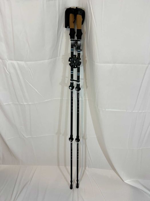 Bete schi ski telescopice  trekking Skin Fox aluminiu 105-135cm blue