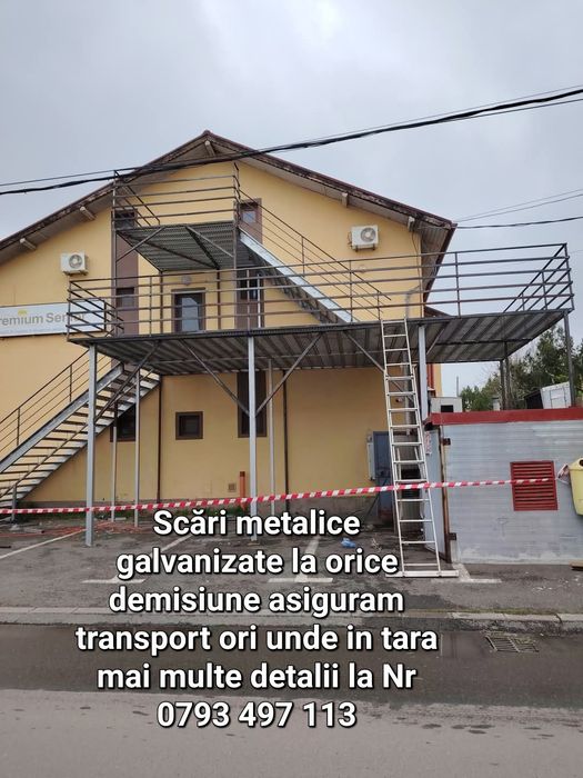Scări metalice galvanizate la orice demisiune asiguram transport ori u