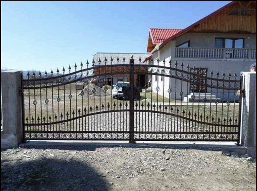 Gard porti din fier forjat