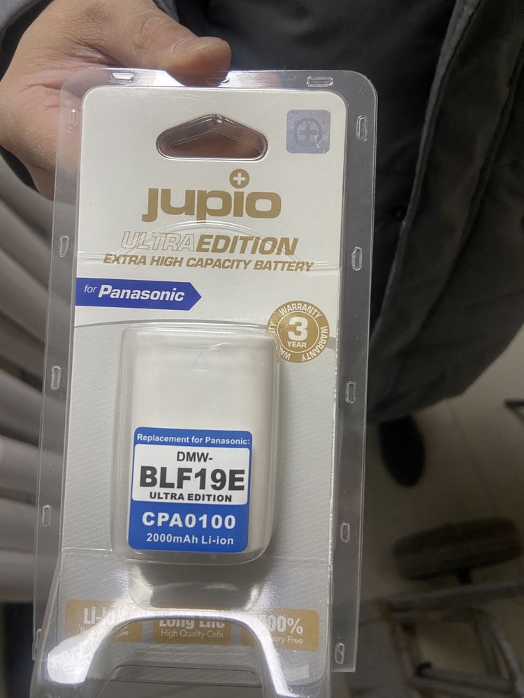 Аккумулятор Jupio DMW-BLF19E для Panasonic