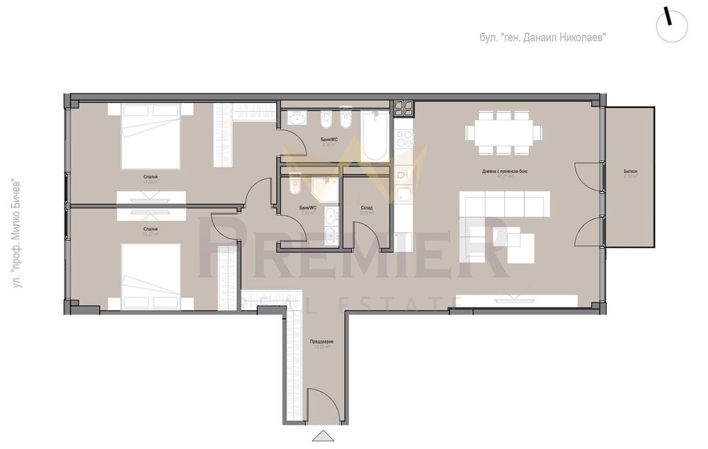 Продава се Тристаен апартамент в София, Оборище - 152 кв.м за 2997 €/кв.м - Снимка #1