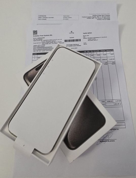 IPHONE 15 Pro MAX 256 GB culoare Natural Titanium