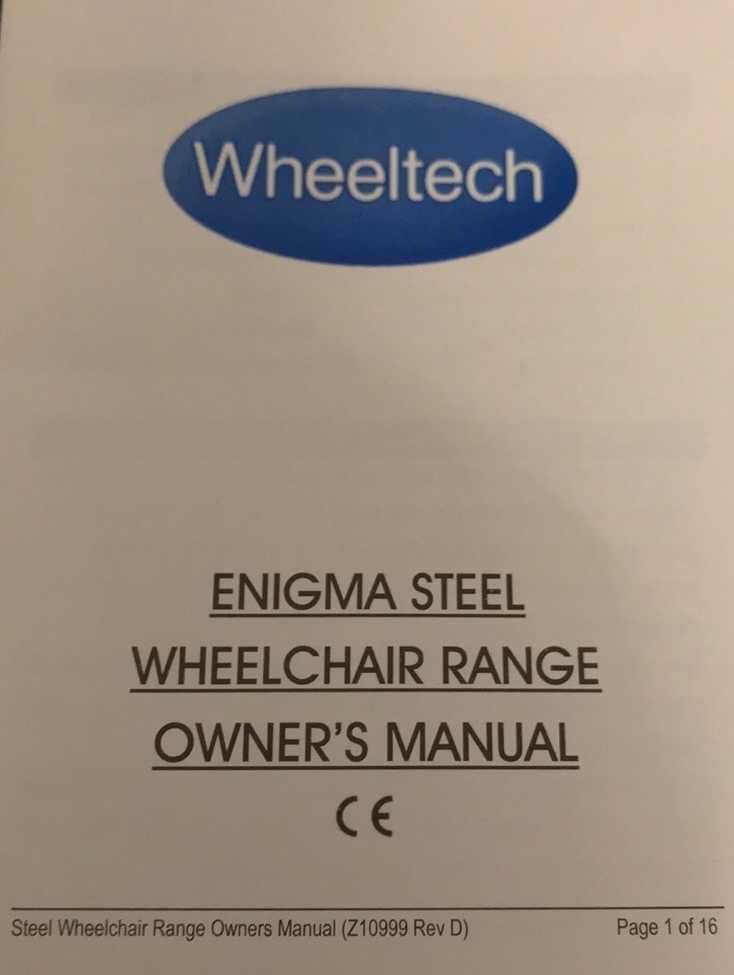 Инвалидна количка Wheeltech ENIGMA STEEL