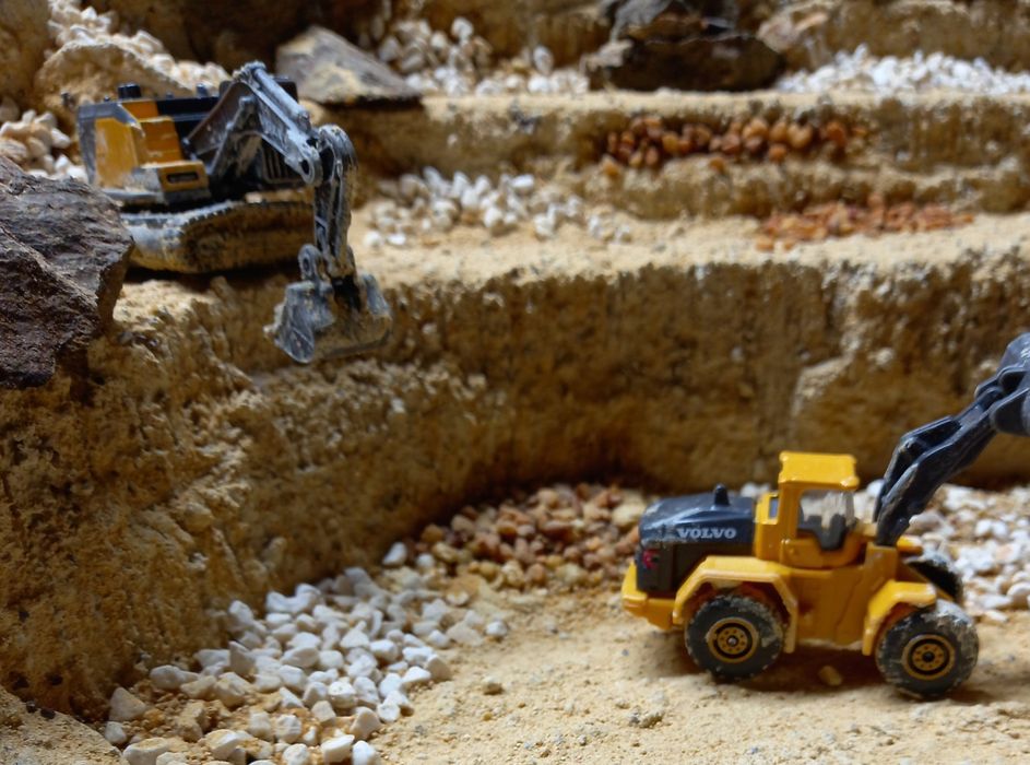 dioramă statică handmade