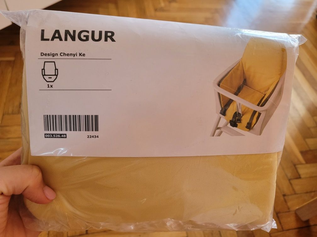 LANGUR тапициран калъф за стол за хранене