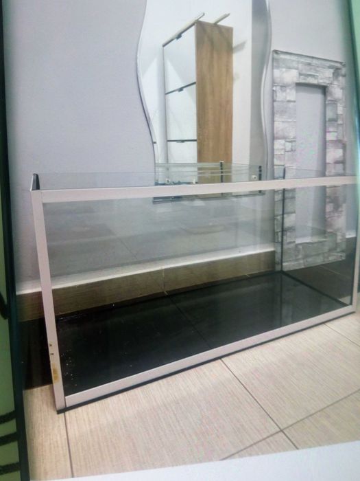 Acvariu mare cu sticla groasa 112L