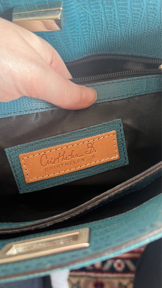Geanta Musette turcoaz
