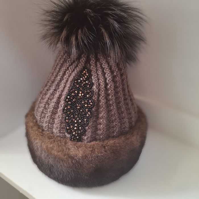 10000тг Шапка норка.