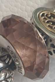 Set 2 charmuri talismane murano Pandora originale rare retrase