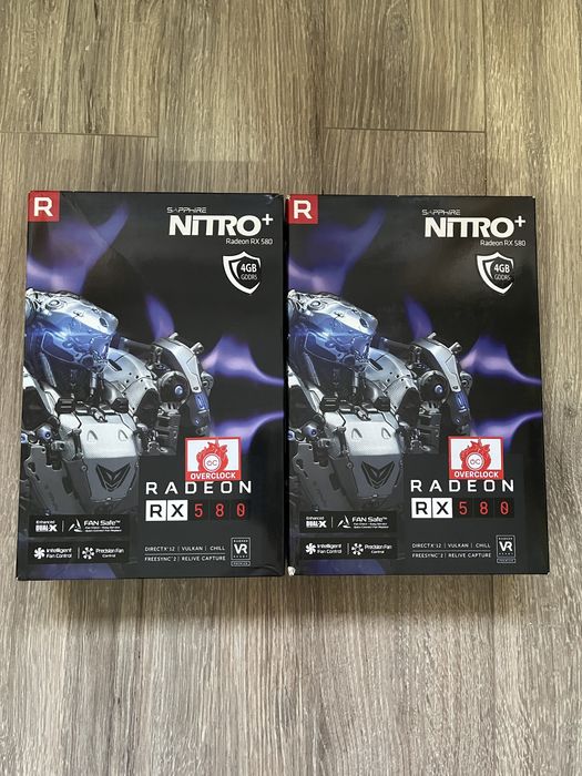 Видеокарты RX 580 - 4 g.