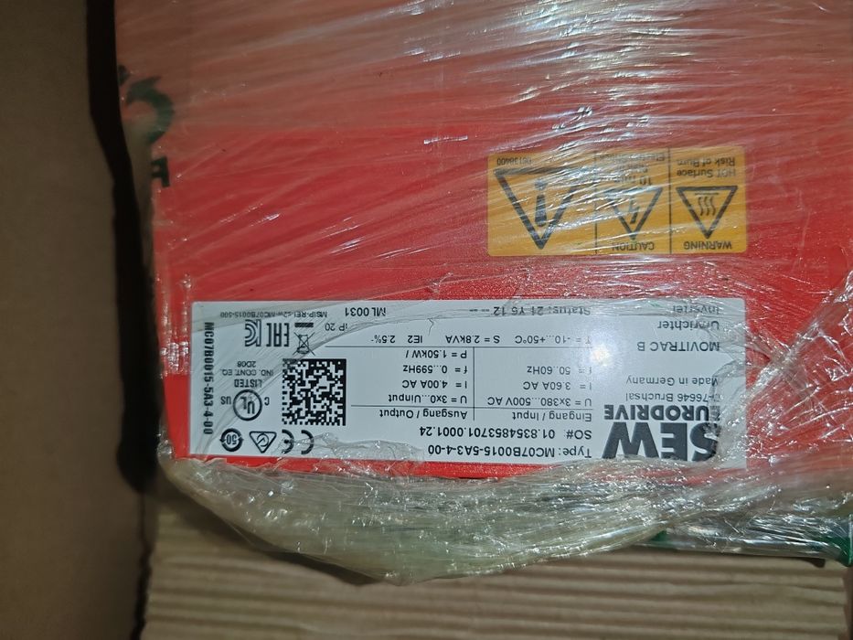 Частотный преобразователь SEW-Eurodrive MOVITRAC B MC07B0015-5A3-4-00