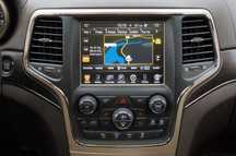 Harti navigatie JEEP Grand Cherokee cu sistemul UCONNECT8.4