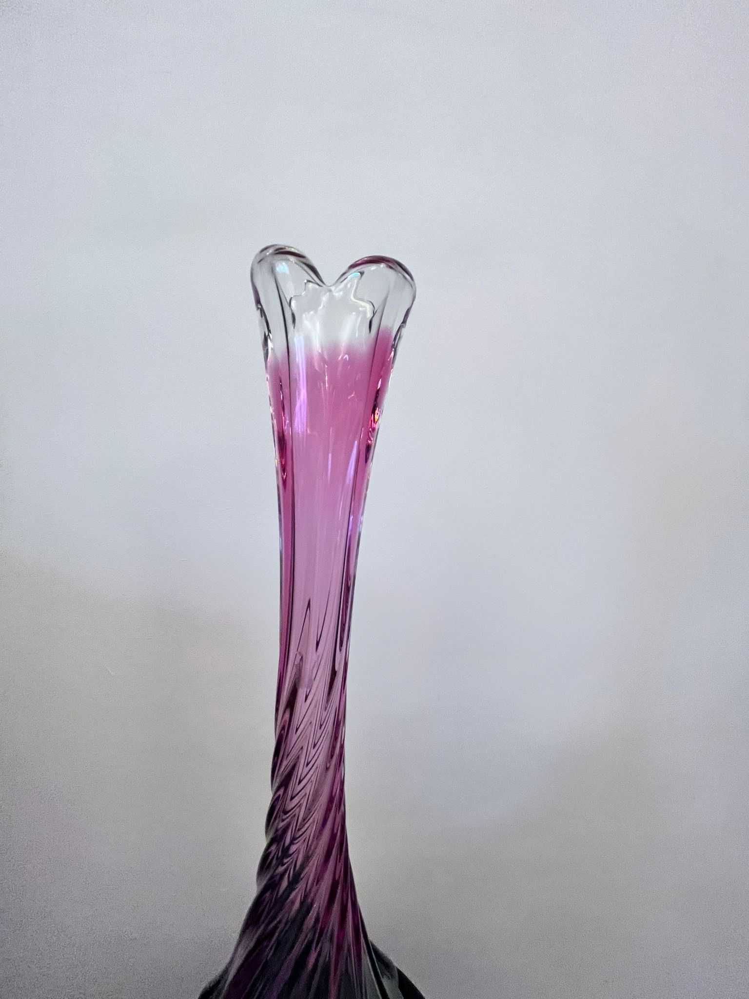 Vaza vaze cristal Bhoemia Josef Hospodka bibelouri bibelou 50 cm
