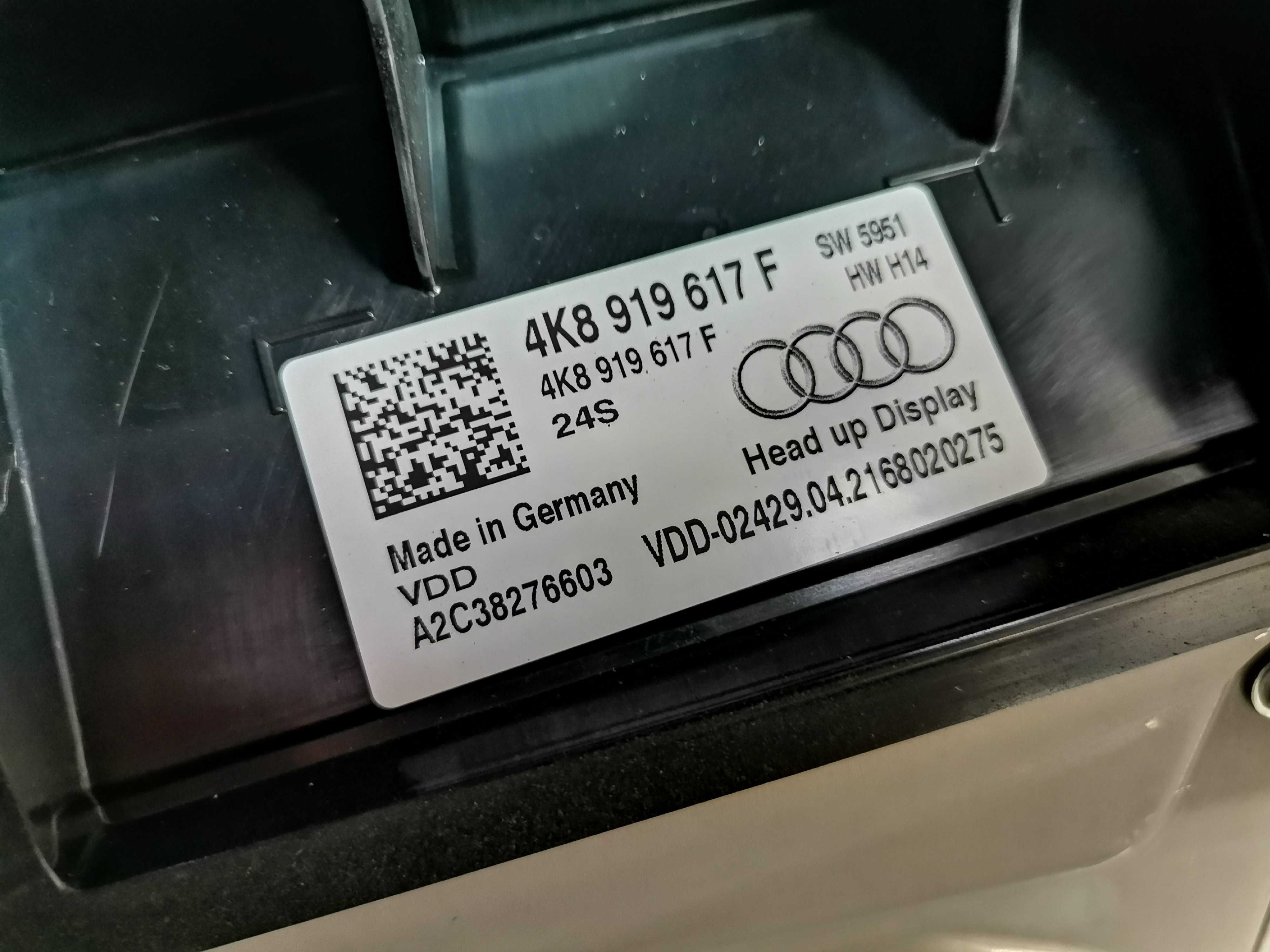 НОВ Оригинален Head Up Дисплей HUD Audi A7 RS7 4K 4K8919617F