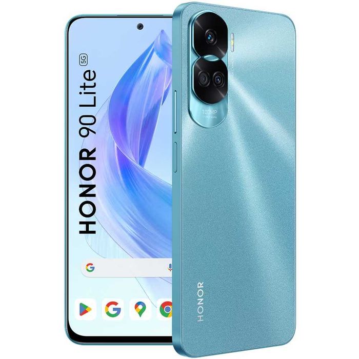 Telefon mobil Honor 90 Lite 5G, 8GB RAM, 256GB, Cyan Lake