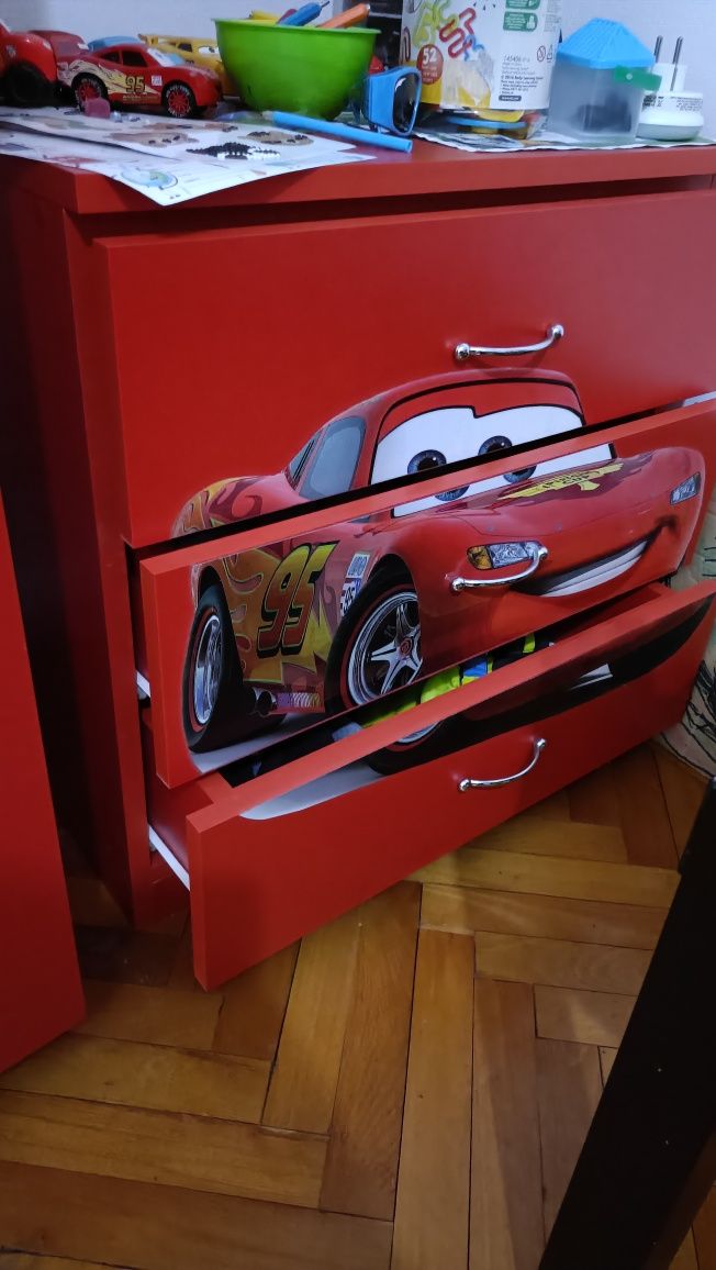 Mobilier dormitor copii Fuger Mcqueen
