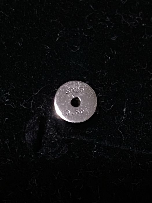 Cercel barbatesc din argint S925 si diamant moissanite 0.5ct