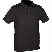 Airsoft Tricou Tactic QUICKDRY Polo Negru Mil-Tec