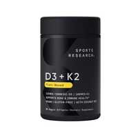 Sports Research Веганская добавка витамина D3 + K2