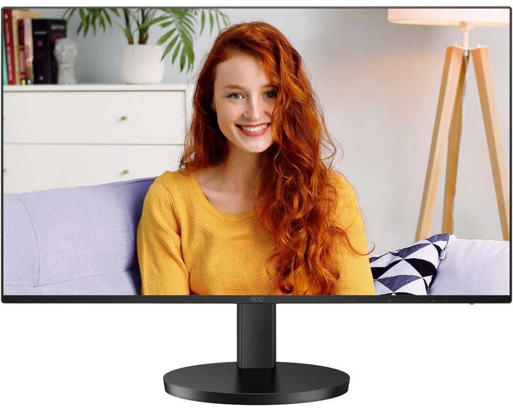 чисто нов 27" 4K монитор AOC U27B3M с 3 години гаранция