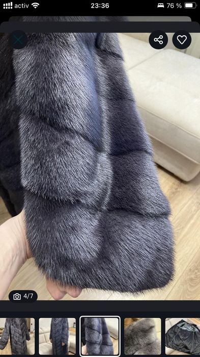 Шубка норковая женская, р.46
