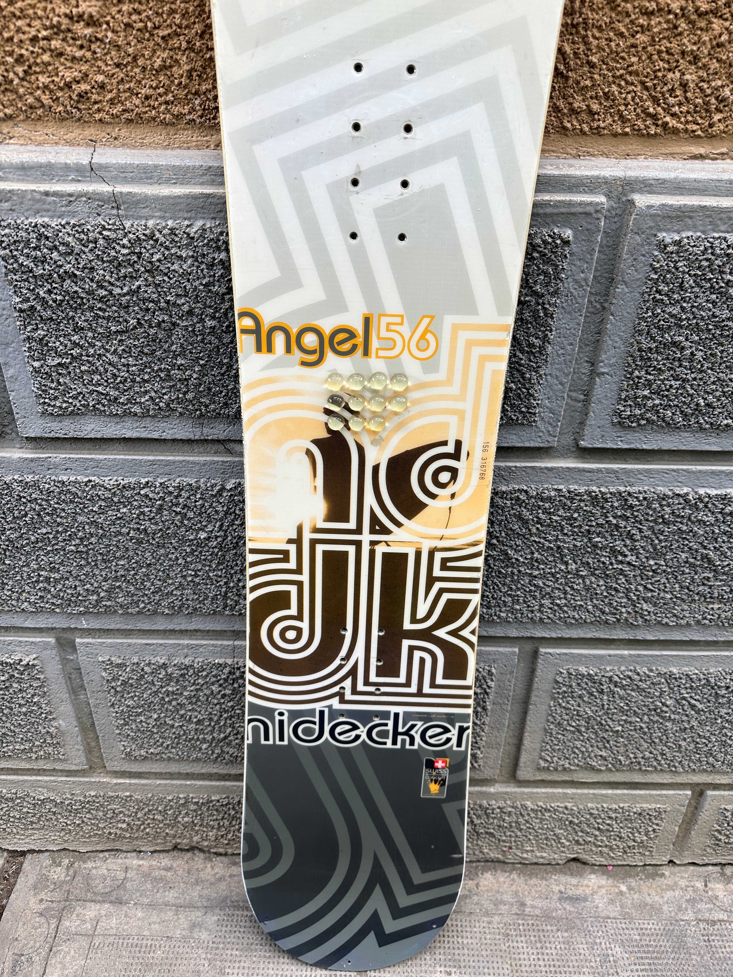placa snowboard nidecker angel L156cm