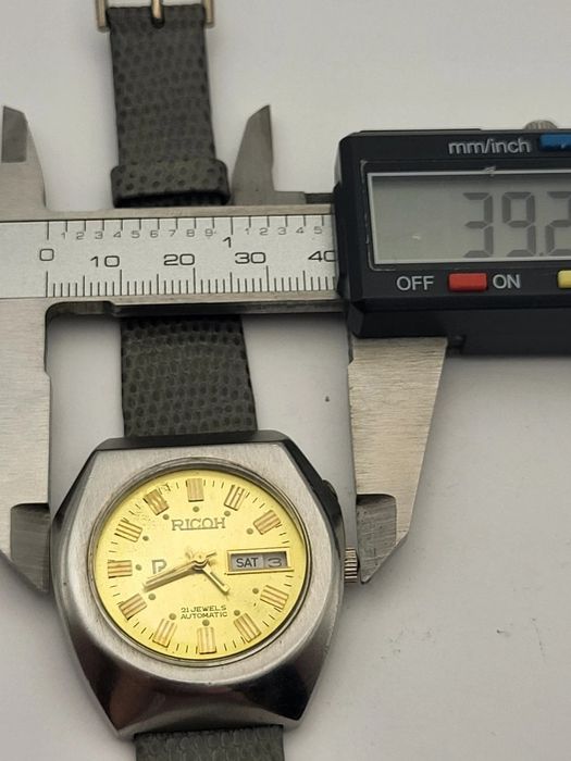 RICOH Automatic 21 Jewels Day/Date CEAS Japonia 39mm Functional