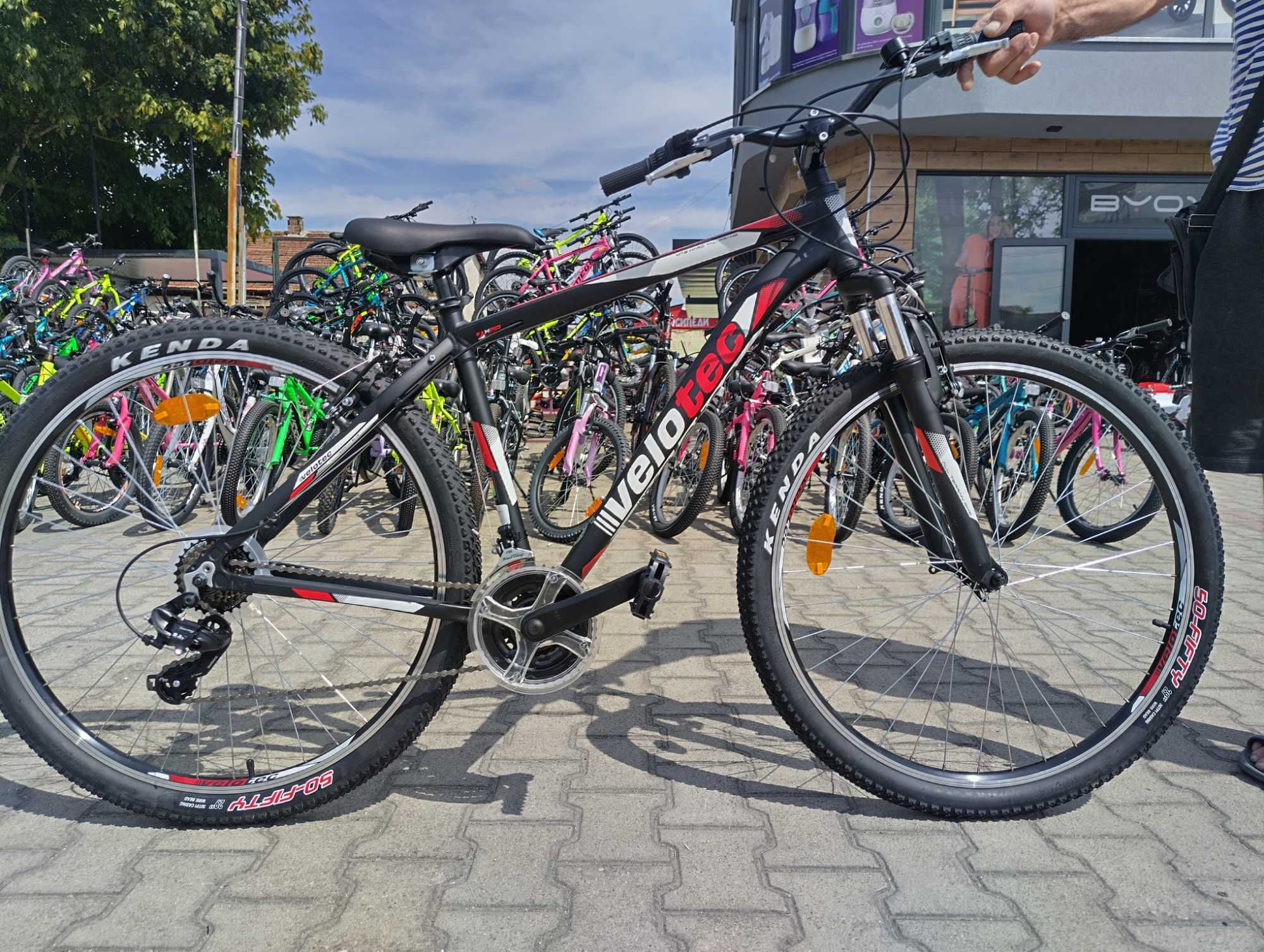 SPRINT Алуминиев велосипед 29" Velotec PRO черен/червен