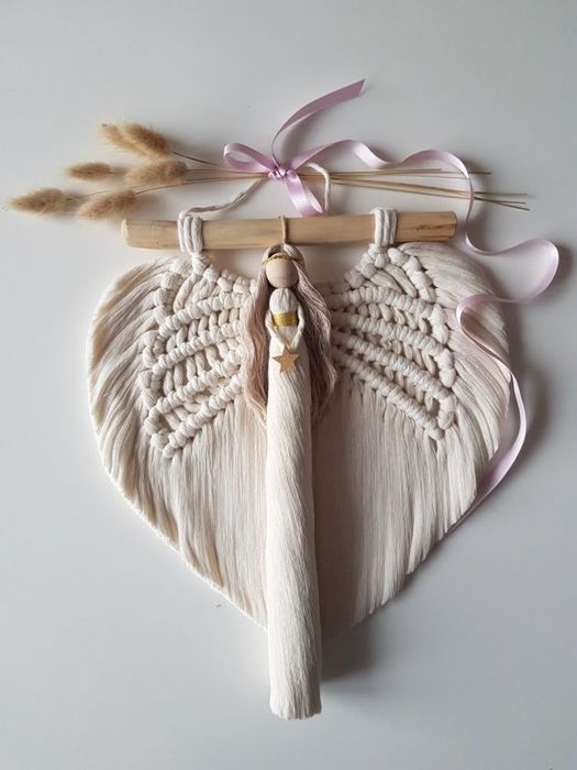 Макраме ангели, кукли и домашен декор