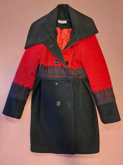 Palton dama Per Donna compozitie 30% lana marimea 36 (S)