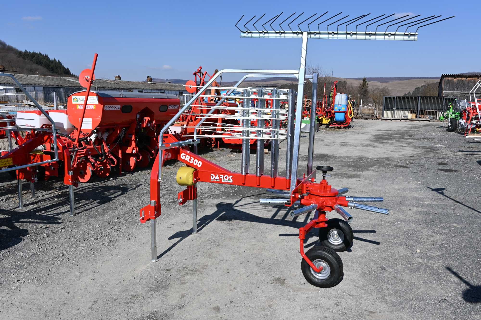 Grebla paianjen de adunat DA ROS GR 300 - fabricat in ITALIA