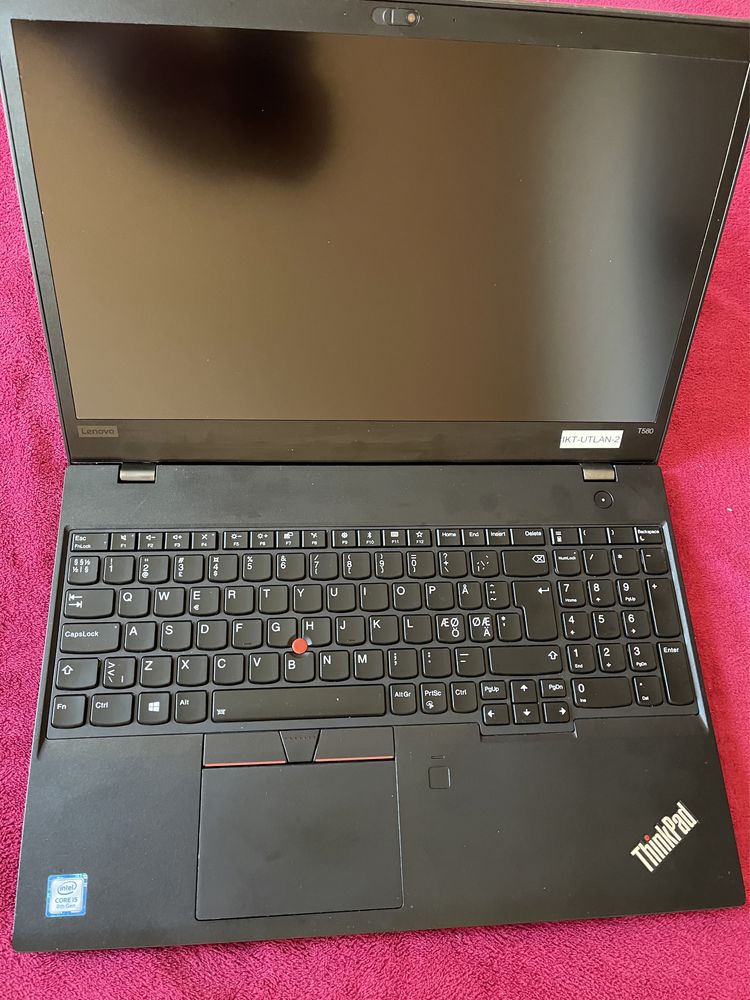 Leptop Lenovo ThinkPad model :T580