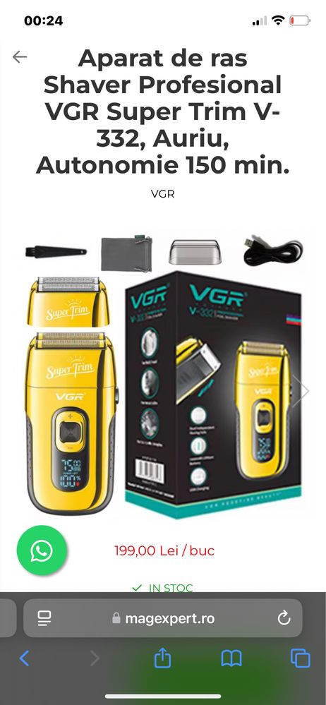Kit profesional VGR