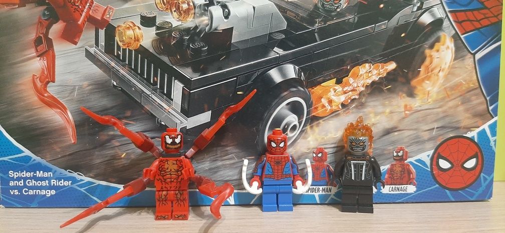 Продам оригинальный лего набор Spider-Man and ghost rider vs carnage