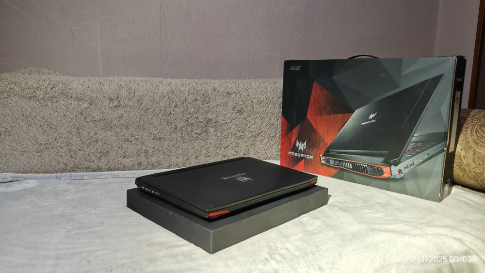 Игровой ноутбук Acer Predator 17. i7, 1060,32gb,256ssd,2tb hdd.