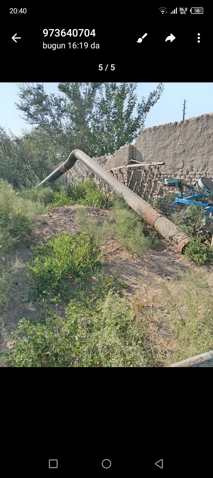 Сув насос сотилади.