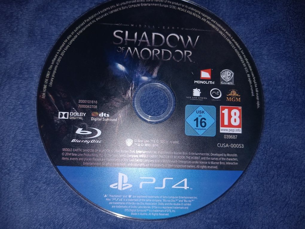 Joc PS4 "Shadow of Mordor" !!CITITI DESCRIEREA!!