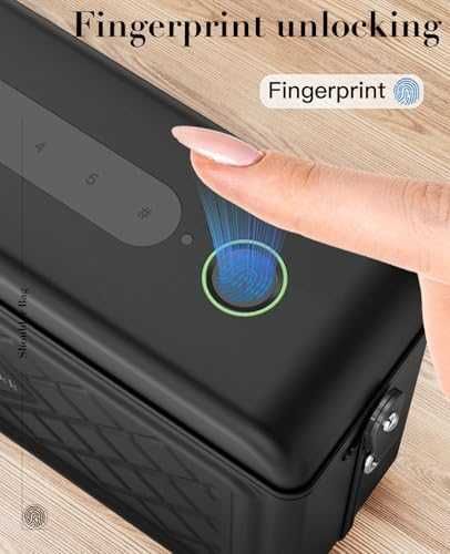 Нов iDiskk MFi сейф с отпечатък+PIN 8000mAh powerbank за iPhone iOS