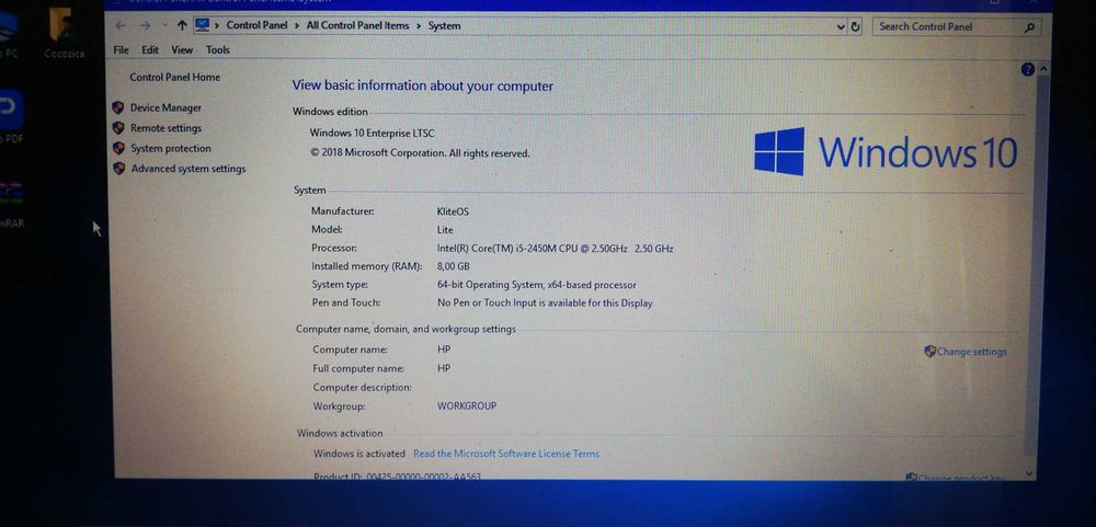 HP Pavilion G6 i5-2450M 2.50 Ghz