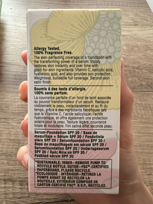 Фондьотен Clinique even better clinical serum foundation